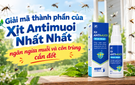 Giải mã thành phần của Xịt Antimuoi Nhất Nhất - ngăn ngừa muỗi và côn trùng cắn đốt