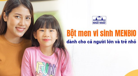 Bột men vi sinh MENBIO bổ sung 2 tỷ lợi khuẩn, dành cho cả người lớn và trẻ nhỏ