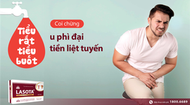 Tiểu rắt tiểu buốt! Coi chừng u phì đại tiền liệt tuyến