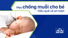 Mẹo chống muỗi cho bé hiệu quả và an toàn