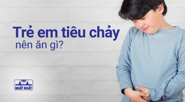 Tiêu chảy ở trẻ em – dấu hiệu và những thực phẩm cần lưu ý