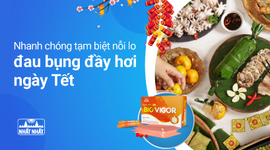 Nhanh chóng tạm biệt nỗi lo đau bụng đầy hơi ngày Tết