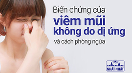 Biến chứng của viêm mũi không do dị ứng và cách phòng ngừa