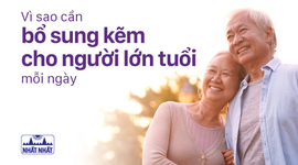 Vì sao cần bổ sung kẽm cho người lớn tuổi mỗi ngày?