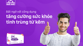 Bất ngờ với công dụng tăng cường sức khỏe tinh trùng từ kẽm