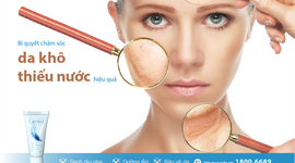 Bí quyết chăm sóc da khô thiếu nước hiệu quả
