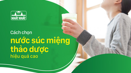 Cách chọn nước súc miệng thảo dược hiệu quả cao