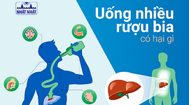 Uống rượu bia nhiều có tác hại gì tới cơ thể và lá gan của bạn?