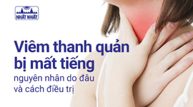 Viêm thanh quản bị mất tiếng nguyên nhân do đâu và cách điều trị