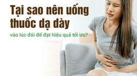 Tại sao nên uống thuốc dạ dày vào lúc đói để đạt hiệu quả tối ưu?