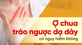 Ợ chua trào ngược dạ dày có nguy hiểm không?