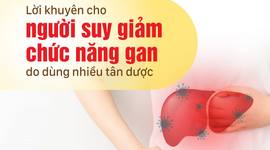 Lời khuyên cho người suy giảm chức năng gan do dùng nhiều tân dược