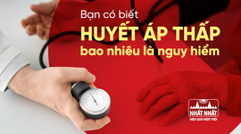 Bạn có biết: Huyết áp thấp bao nhiêu là nguy hiểm?