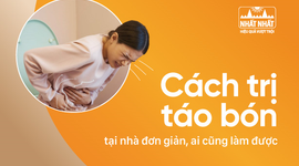 Cách trị táo bón tại nhà: đơn giản, ai cũng làm được