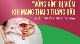 "Vùng kín" bị viêm khi mang thai 3 tháng đầu có ảnh hưởng đến thai nhi?