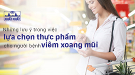 Tuyệt chiêu lựa chọn thực phẩm cho người bệnh viêm xoang mũi