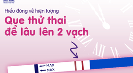 Hiểu đúng về hiện tượng que thử thai để lâu lên 2 vạch