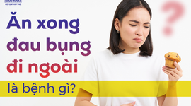 Giải đáp thắc mắc: Ăn xong đau bụng đi ngoài là bệnh gì?