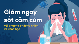 Giảm ngay sốt cảm cúm với phương pháp tự nhiên và khoa học