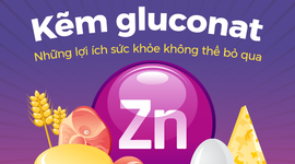 Kẽm gluconat: Những lợi ích sức khỏe không thể bỏ qua