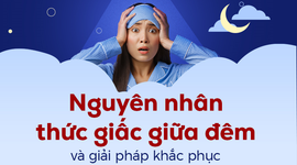 Nguyên nhân thức giấc giữa đêm và giải pháp khắc phục