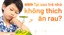 Giải đáp: Tại sao trẻ nhỏ không thích ăn rau?