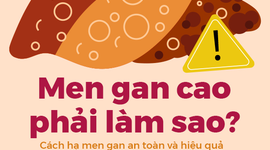 Men gan cao phải làm sao? Cách hạ men gan an toàn và hiệu quả