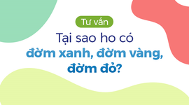 Tư vấn: Tại sao ho có đờm xanh, đờm vàng, đờm đỏ? 