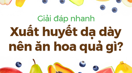 Giải đáp nhanh: Xuất huyết dạ dày nên ăn hoa quả gì?