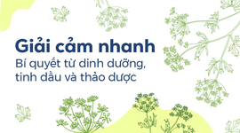 Giải cảm nhanh: Bí quyết từ dinh dưỡng, tinh dầu và thảo dược
