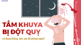 Tắm khuya bị đột quỵ có đúng không, làm sao để phòng ngừa?