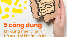5 công dụng khi dùng men vi sinh bổ sung vi khuẩn có lợi 