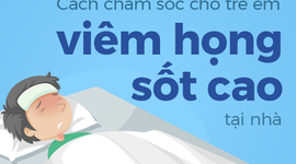 Cách chăm sóc cho trẻ em viêm họng sốt cao tại nhà