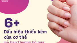6+ dấu hiệu thiếu kẽm của cơ thể mà bạn thường bỏ qua 