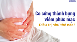 Điều trị co cứng thành bụng viêm phúc mạc như thế nào?