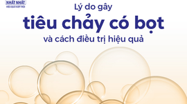 Lý do gây tiêu chảy có bọt và cách điều trị hiệu quả
