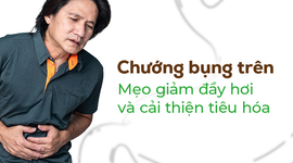 Chướng bụng trên: Mẹo giảm đầy hơi và cải thiện tiêu hóa
