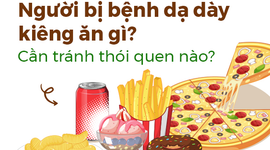 Người bị bệnh dạ dày kiêng ăn gì? Cần tránh thói quen nào?