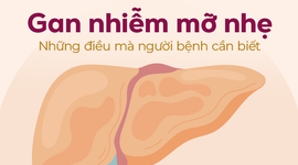 Gan nhiễm mỡ nhẹ: Những điều mà người bệnh cần biết