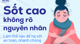 Sốt cao không rõ nguyên nhân: Làm thế nào để hạ sốt an toàn, nhanh chóng