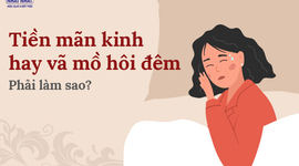 Tiền mãn kinh hay vã mồ hôi đêm: Phải làm sao?