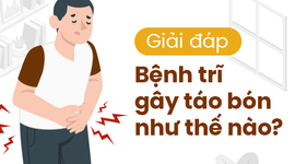 Giải đáp: Bệnh trĩ gây táo bón như thế nào?