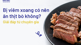 Bị viêm xoang có nên ăn thịt bò không? Giải đáp từ chuyên gia