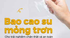 Bao cao su mỏng trơn: Cho trải nghiệm chân thật và an toàn
