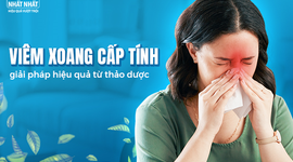 Viêm xoang cấp tính – giải pháp hiệu quả từ thảo dược