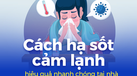 Cách hạ sốt cảm lạnh hiệu quả nhanh chóng tại nhà