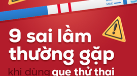 9 sai lầm thường gặp khi dùng que thử thai