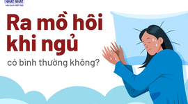 Giải đáp: Ra mồ hôi khi ngủ có bình thường không?