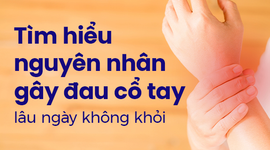 Tìm hiểu nguyên nhân gây đau cổ tay lâu ngày không khỏi