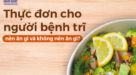 Thực đơn cho người bệnh trĩ, nên ăn gì và không nên ăn gì?